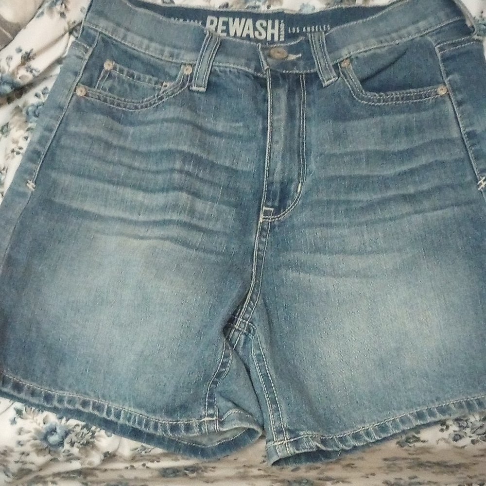 Denim shorts